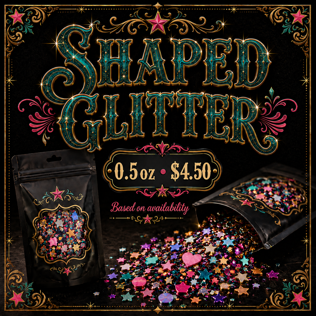 Shaped Glitter