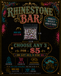 AB Acrylic Rhinestones, 3mm, Non-fix