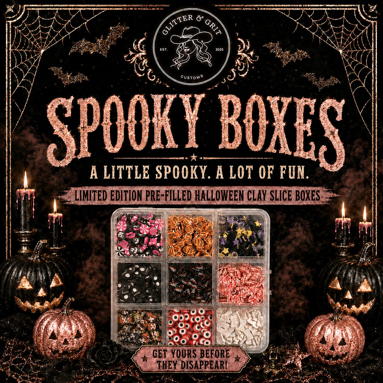 Spooky Boxes - Prefilled, Ready to Ship